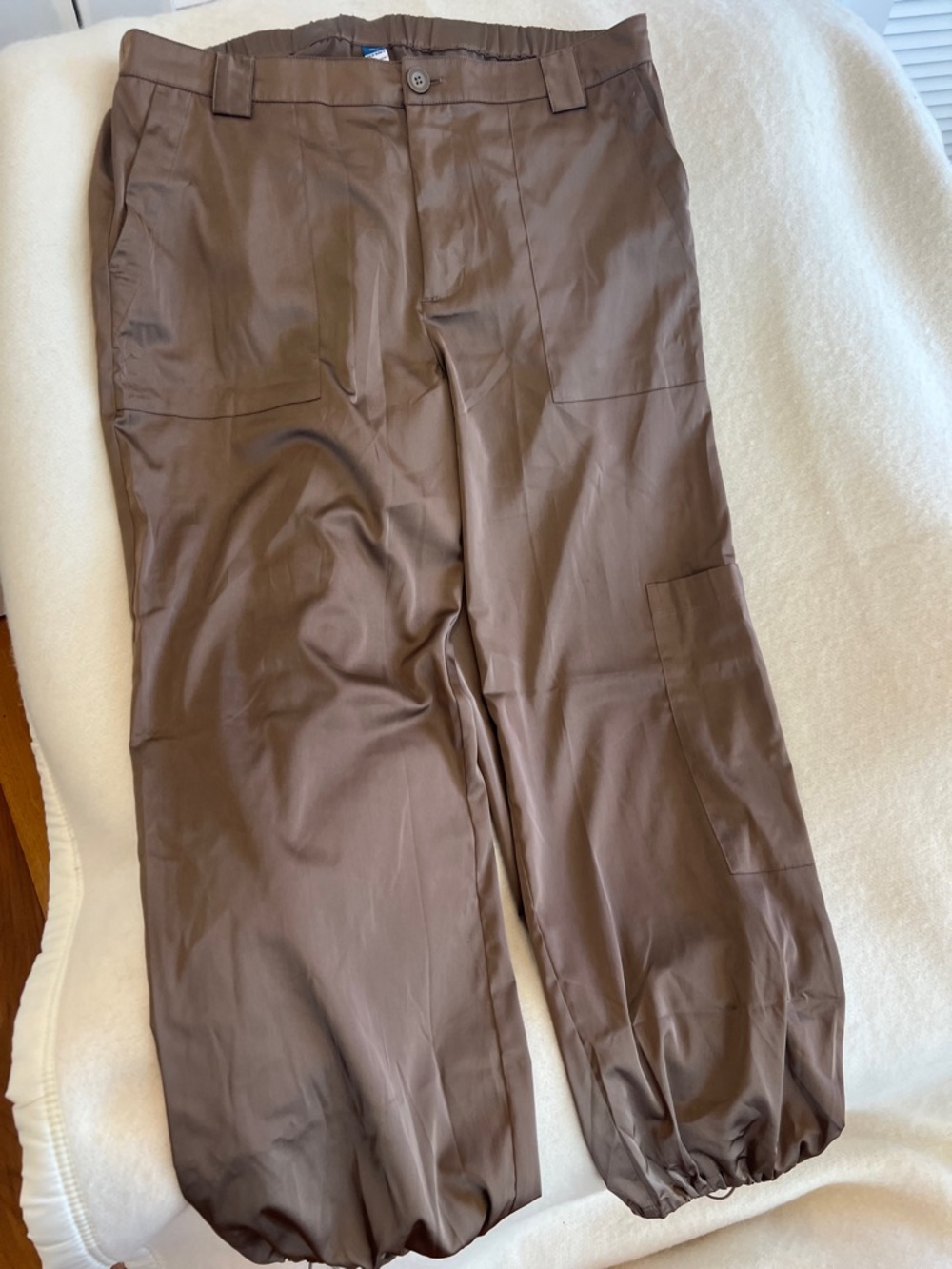 Old Navy Women's Brownish copper silky Track Joggers
